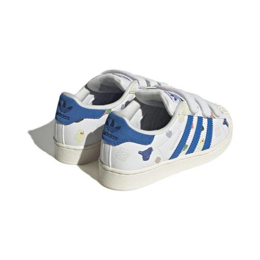 Adidas Superstar x Lego Bricks and Figurine White Royal Blue