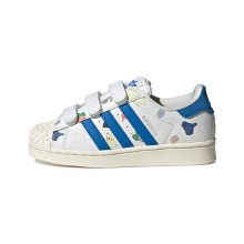 Adidas Superstar x Lego Bricks and Figurine White Royal Blue