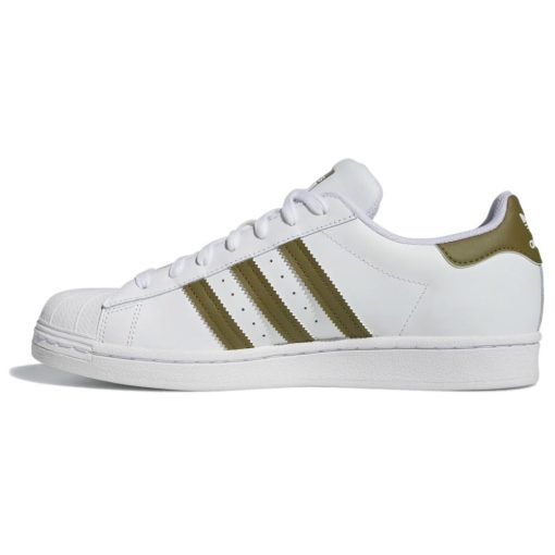 Adidas Superstar - White Focus Olive