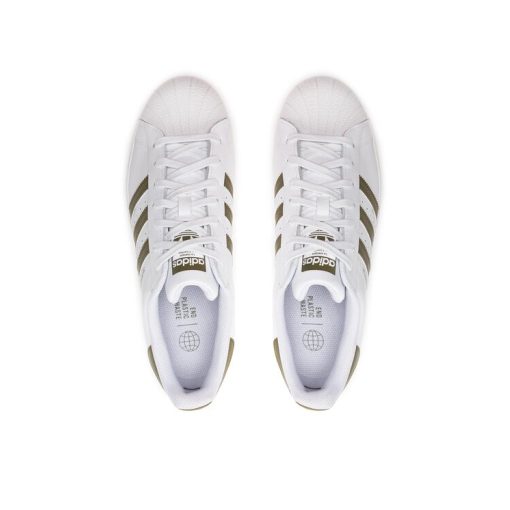 Adidas Superstar - White Focus Olive