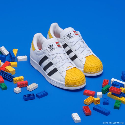 Adidas Superstar x Lego White EQT Yellow