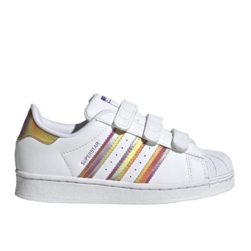 Adidas Superstar - Iridescent White Child
