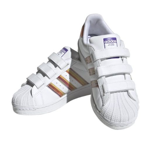 Adidas Superstar - Iridescent White Child