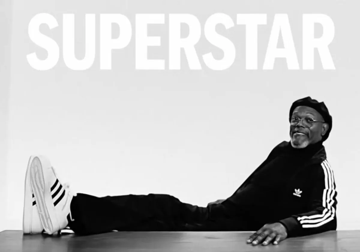 Samuel L. Jackson az adidas Superstar reklámjának főszereplője
